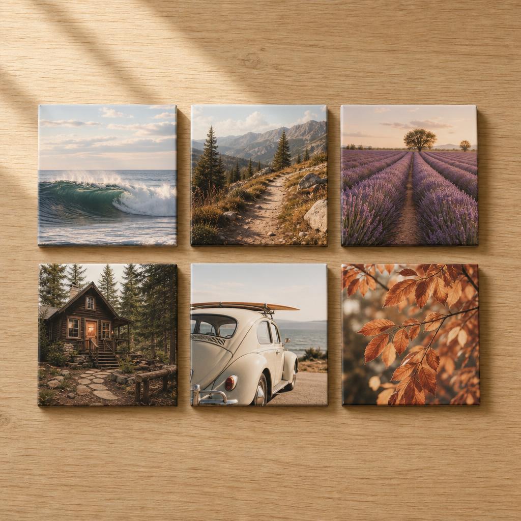 Custom Photo Magnet - 2.5" x 2.5" Square