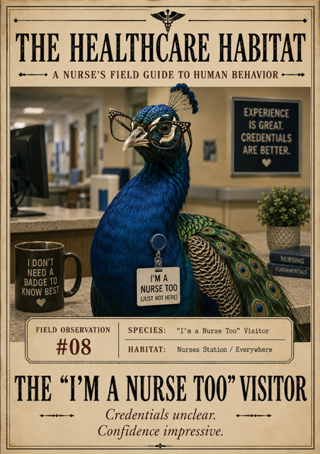 The Healthcare Habitat: The "I'm a Nurse Too" Visitor