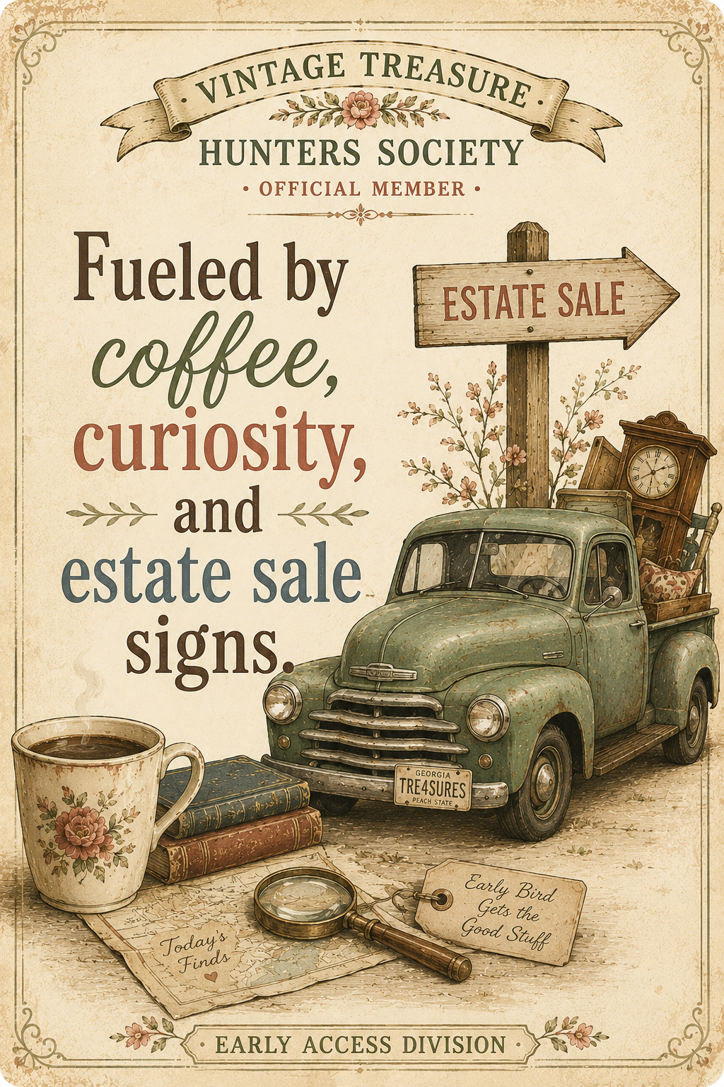 Vintage Treasure Hunters Society: Coffee and Curiousity