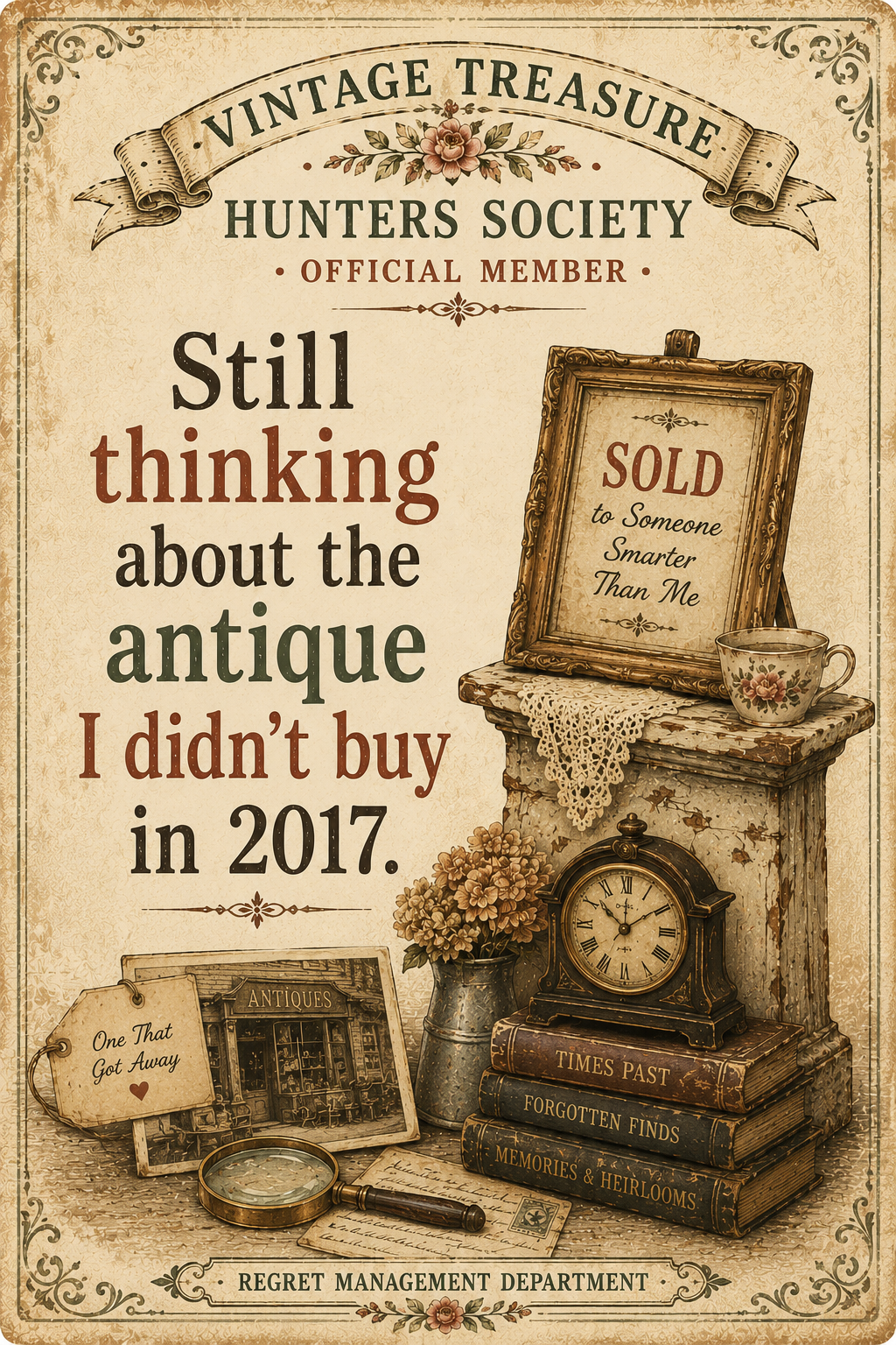 Vintage Treasure Hunters Society: The One That Got Away