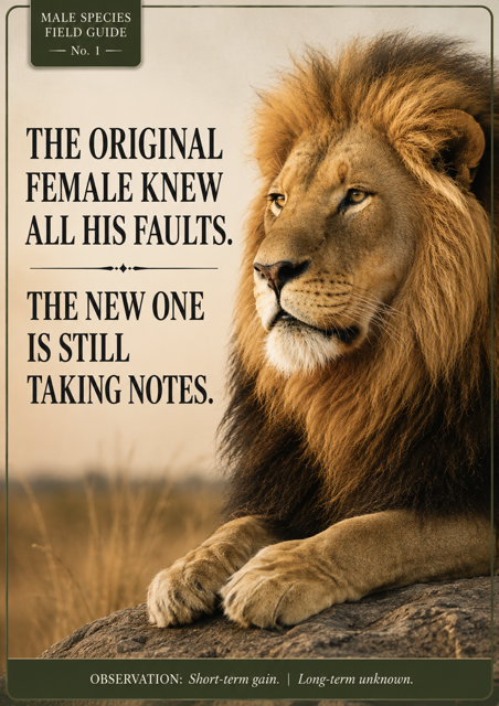 Male Species Field Guide Magnet
