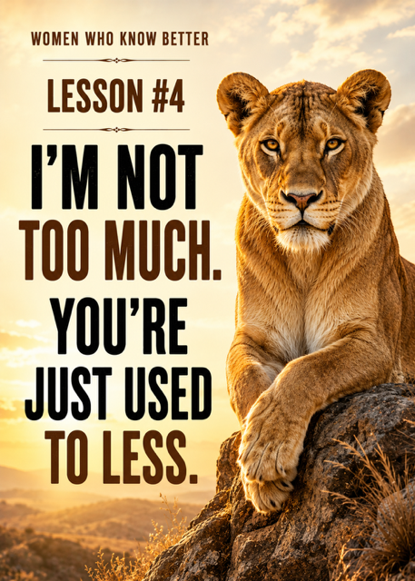 Women Who Know Better Lesson 4